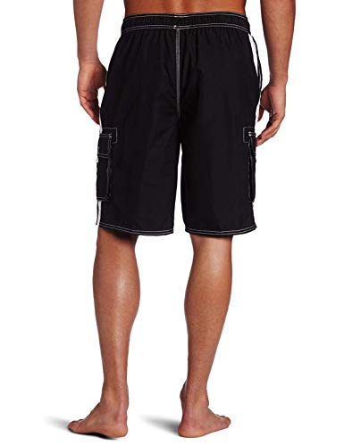 Kanu Surf Men's Barracuda Swim Trunks (Regular & Extended Sizes)